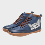 Kitty - Botas de cuero para aficionados a los gatos