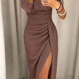 Natália - Vestido Elegante con Hombros al Descubierto