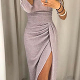 Natália - Vestido Elegante con Hombros al Descubierto