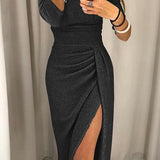 Natália - Vestido Elegante con Hombros al Descubierto