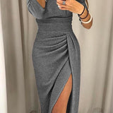 Natália - Vestido Elegante con Hombros al Descubierto