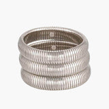 Pulsera con diseño estriado