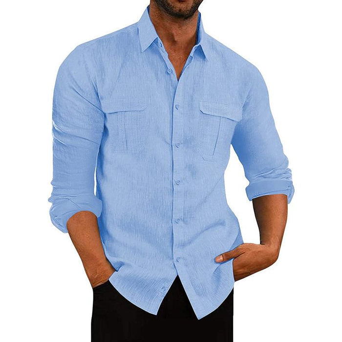 Button-Up Shirt - Breathable Fabric