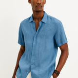 Button-Up Shirt - Open Collar