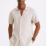Button-Up Shirt - Open Collar