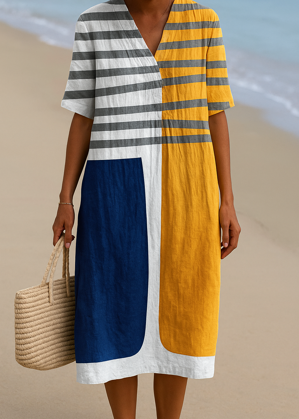 Aurélia - Color Block Dress