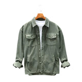 Corduroy Shirt - Textured Surface