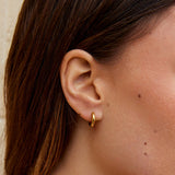 Juego de tres mini pendientes de oro
