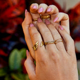 Anillo de Oro con Ala de Ángel