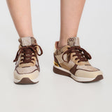 Regina - Zapatillas Cómodas con Suela Elevada