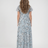 Noémie | Vestido Maxi Floral de Chiffon