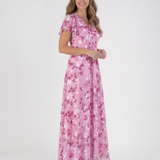 Noémie | Vestido Maxi Floral de Chiffon