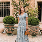 Noémie | Vestido Maxi Floral de Chiffon