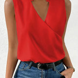 Salete - Blusa suave con escote en V