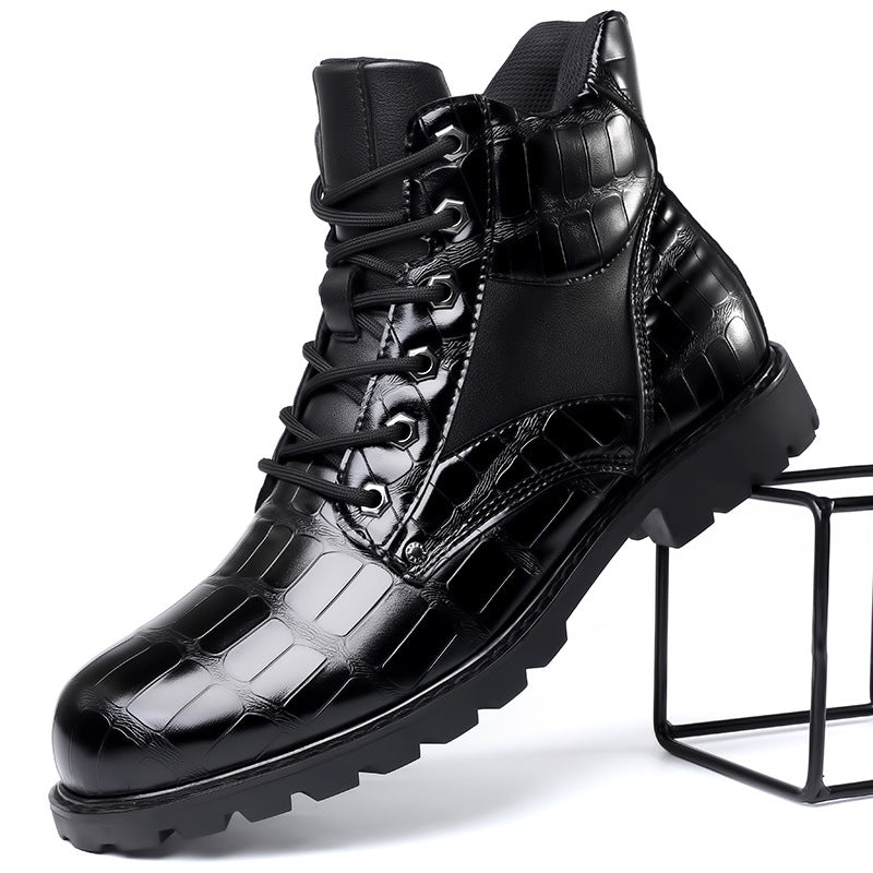 Afonso - Botas de Cuero de Cocodrilo Premium