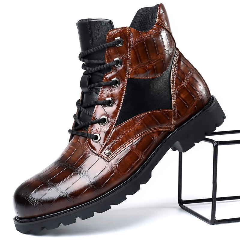 Afonso - Botas de Cuero de Cocodrilo Premium