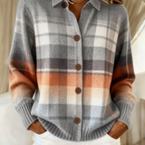 Marlene | Cardigan Rayado en Colores Cálidos