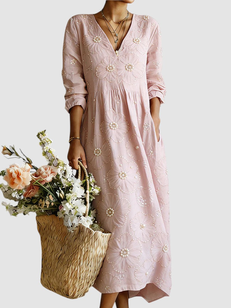LENA | VESTIDO MIDI FLORAL