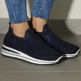 Silvia - Zapatillas Decoradas con Strass