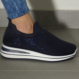Silvia - Zapatillas Decoradas con Strass