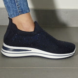 Silvia - Zapatillas Decoradas con Strass