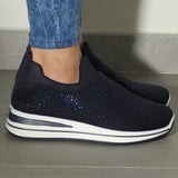 Silvia - Zapatillas Decoradas con Strass