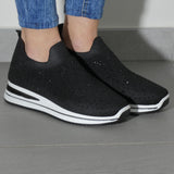 Silvia - Zapatillas Decoradas con Strass