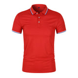 Transpirable Polo con Cuello Canalé