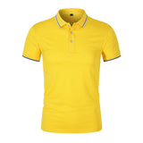 Transpirable Polo con Cuello Canalé