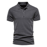 Polo de Cuello Acanalado con Tres Botones