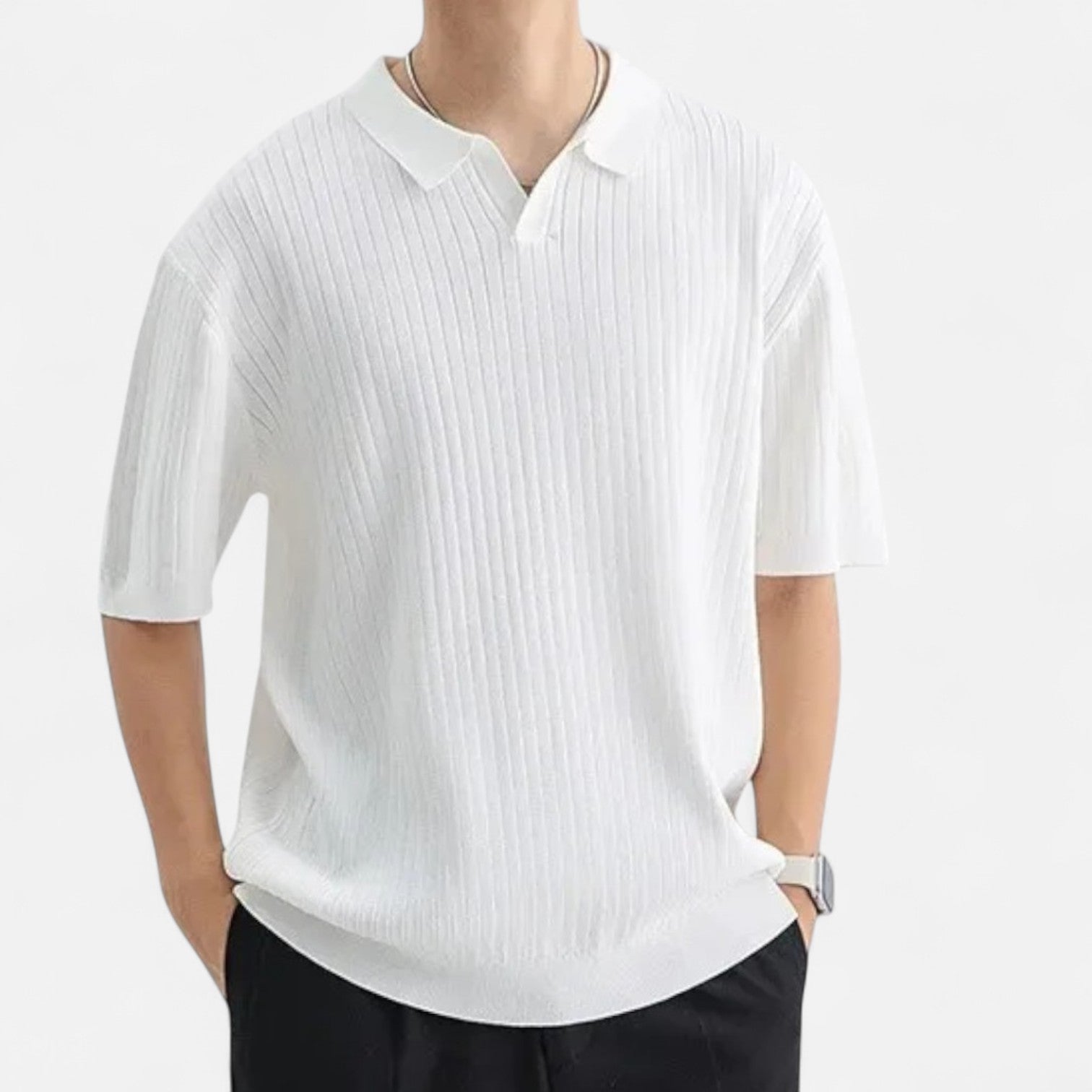 Polo Shirt - Breathable Mesh with Sleeves