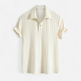 Camisa Polo con Cuello de Jacquard