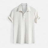Camisa Polo con Cuello de Jacquard
