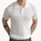 Jacquard Textured Blend Polo