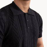 Jacquard Textured Blend Polo