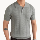 Jacquard Textured Blend Polo