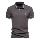 Rayado Polo con Cuello Estructurado