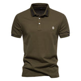 Rayado Polo con Cuello Estructurado