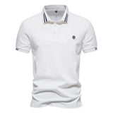 Rayado Polo con Cuello Estructurado
