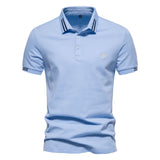 Rayado Polo con Cuello Estructurado