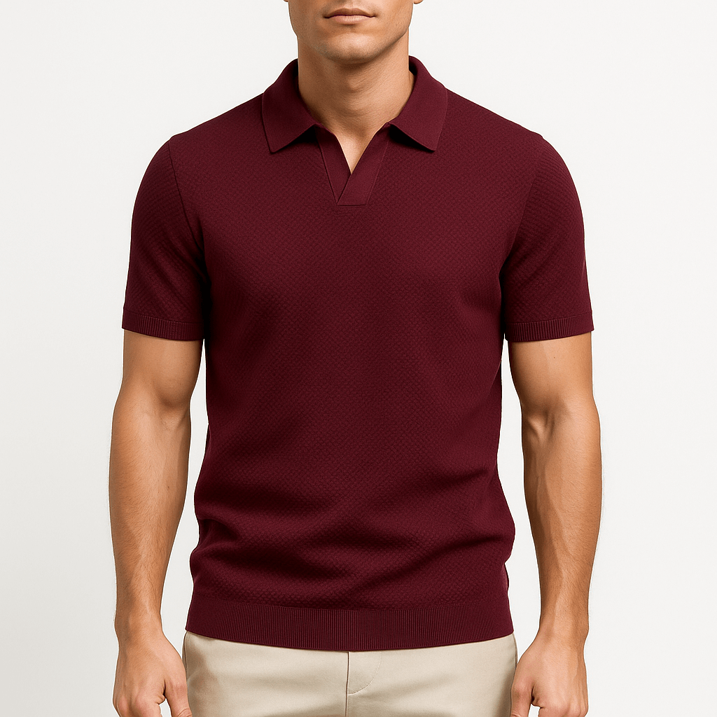 Polo de poliéster: texturizado