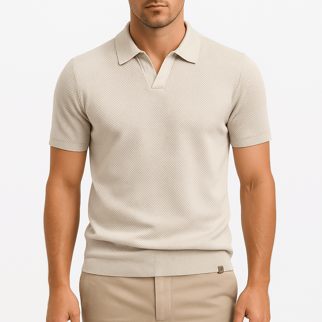 Polo de poliéster: texturizado