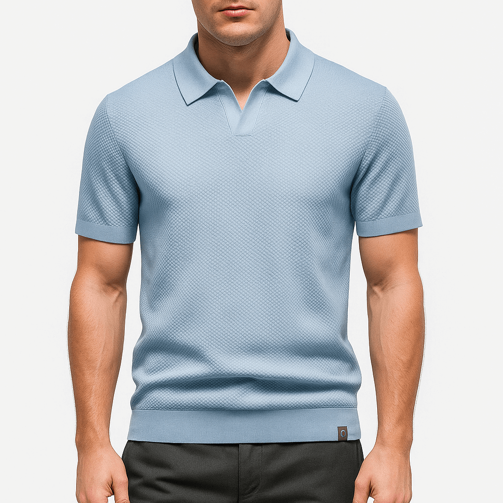 Polo de poliéster: texturizado