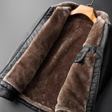 Lourenço - Chaqueta de Cuero Estilo Cavalier