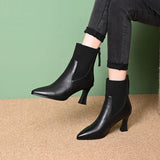 Clara - Botas de Cuero con Plataforma
