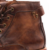Caio - Botas Retro con Punta Redonda