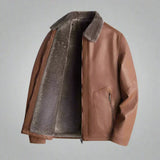 Lourenço - Chaqueta de Cuero Estilo Cavalier