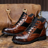 Afonso - Botas de Cuero de Cocodrilo Premium