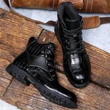 Afonso - Botas de Cuero de Cocodrilo Premium