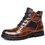 Afonso - Botas de Cuero de Cocodrilo Premium